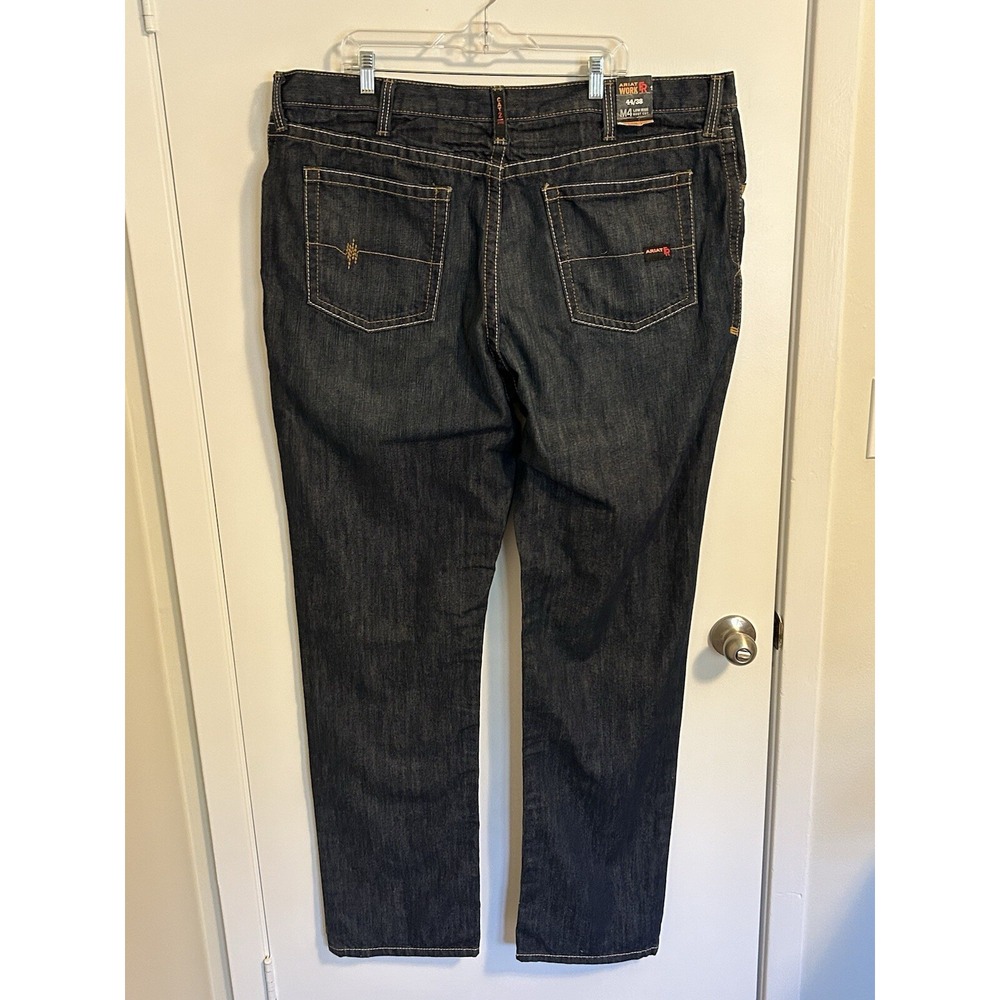 Ariat M4 Low Rise Boot Cut Work FR Jeans Men's Sz 44/38 FR C2 2112 New W Tags